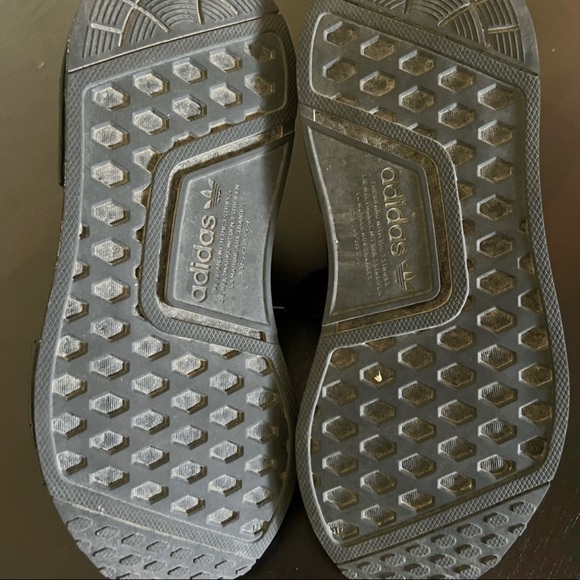 Womens Adidas NMD_R1 'Black Tape Logo' Shoes - Picture 5 of 6